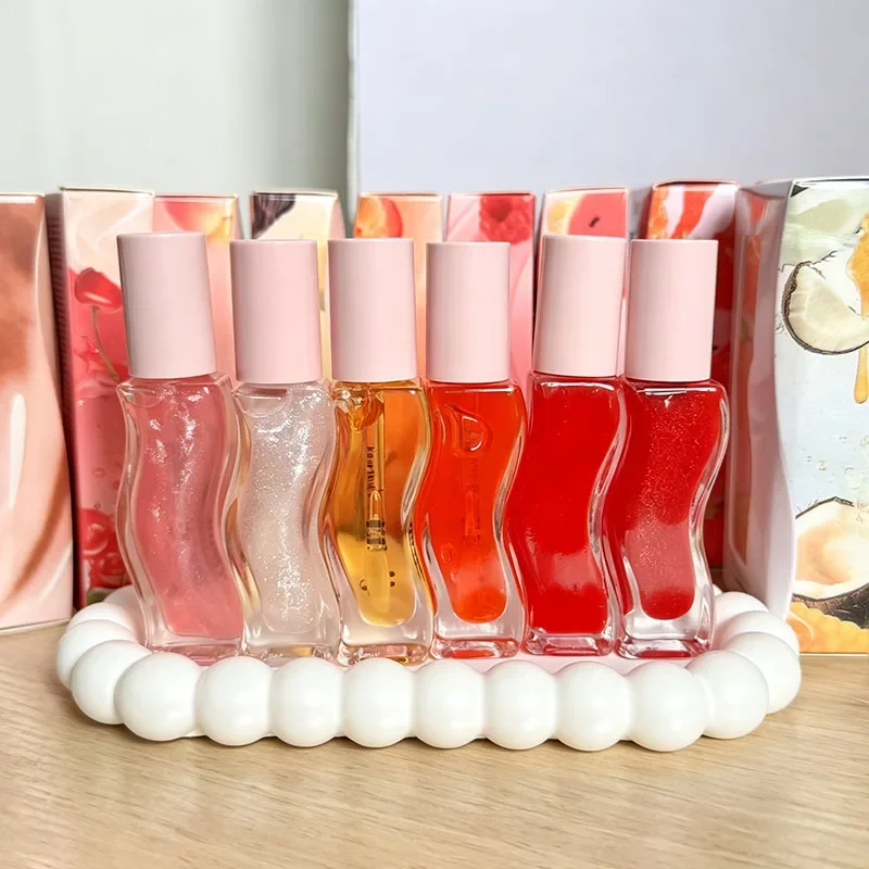 Fashion Lip Balm 12 Colors Hydrating Lip Oil Gloss Care of The Lips Benetitnt for Lips Plumping Exfoliating Plumping Lip Makeup