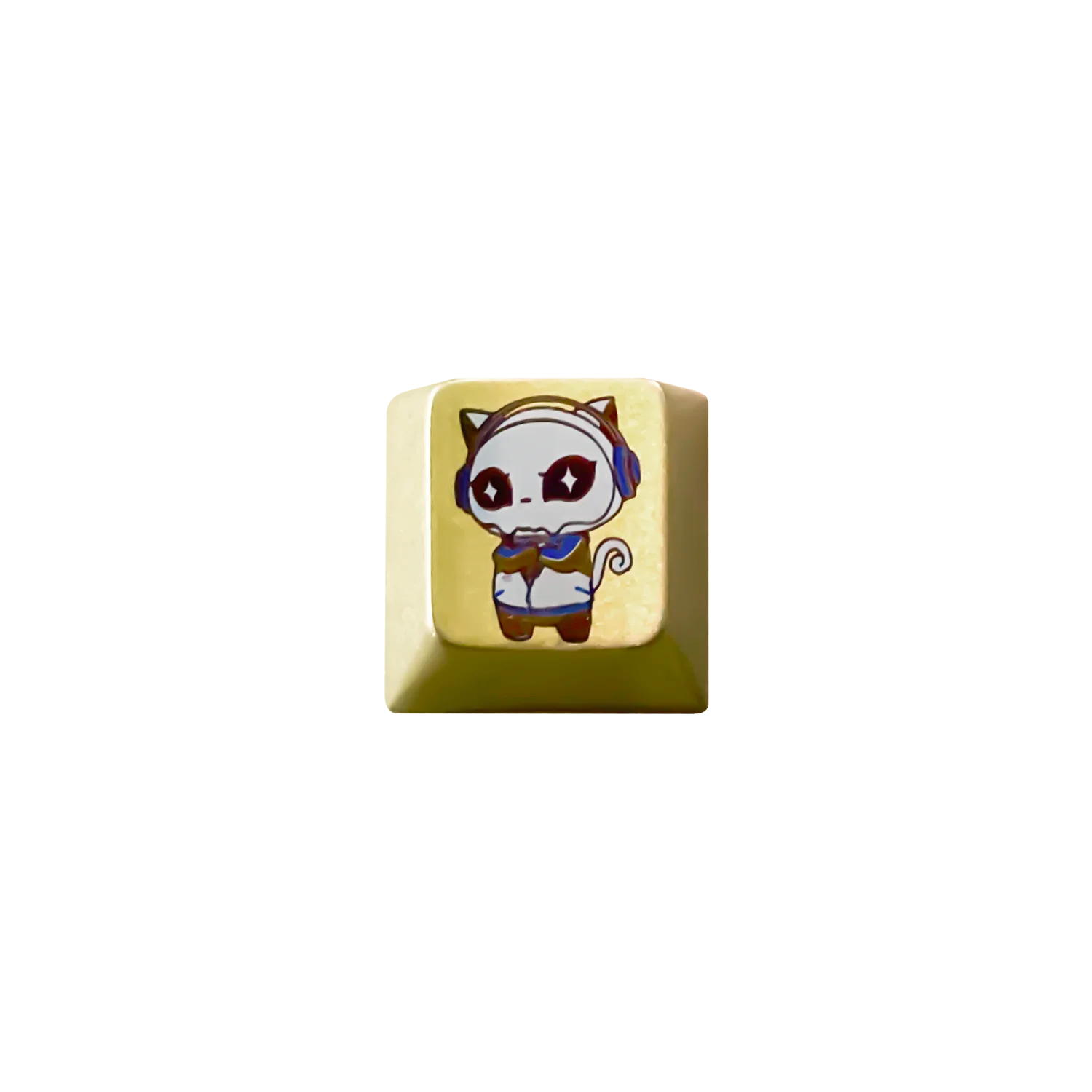 Akko 8e verjaardag Keycap Titaniumlegering Artisan Keycap 1u OEM profiel Keycap voor mechanisch gamingtoetsenbord DIY-accessoires