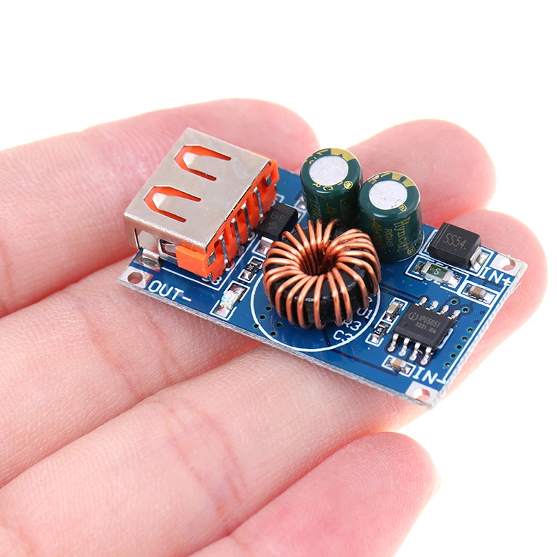 1PC USB DC Step Down Module 12V 24V To QC3.0 Phone Fast Charge