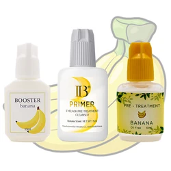 IBeauty Primer Clear Glue IB PRE TREATMENT CLEANSER 15ml Banana Booster Korea Original Eyelash Extension Professinal Clear