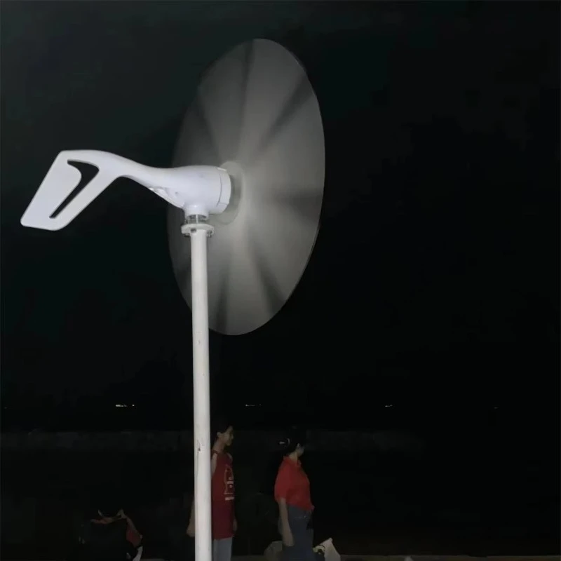 Horizontal axis wind turbine Free power 12V 24V system 220V output Cheap household wind turbine