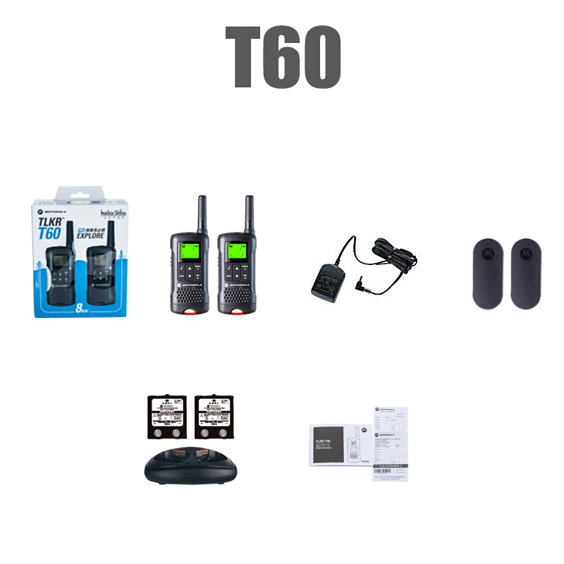 MOTOROLA TKLR-T60 Domofon Maszyna zewnętrzna para cywilnych Mini bezprzewodowych biznesowych mobilnych hoteli Outdoor Kids Walkie Talkie