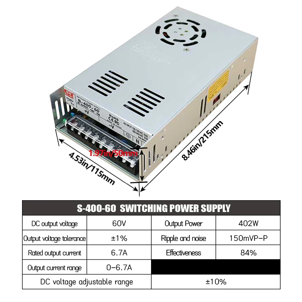 Motor de passo de circuito fechado nema34 86 de 4 eixos 4.5nm 8.5nm 12nm d = 14mm drive hbs86h 8a fonte de alimentação 400w 60v 4 conjuntos para cnc