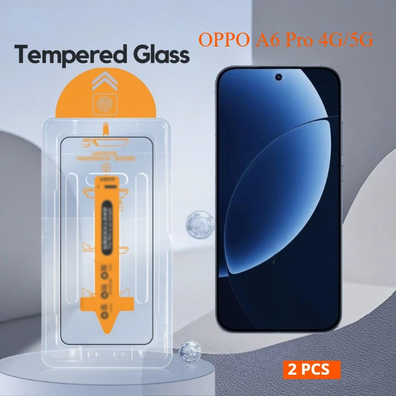 2 قطعة ل ممن لهم A6 برو 4 جرام 5 جرام حامي الشاشة بصمة تشديد الزجاج الملحقات لا الغبار فقاعات عدة