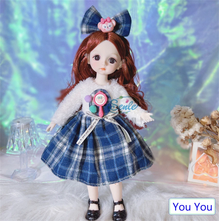 30 cm Puppe mit Kleidung für Kinderspielzeug Mädchen 6 bis 10 Jahre 1/6 Kleidung für BJD-Puppen Puppenhaus-Zubehör – Detail 27