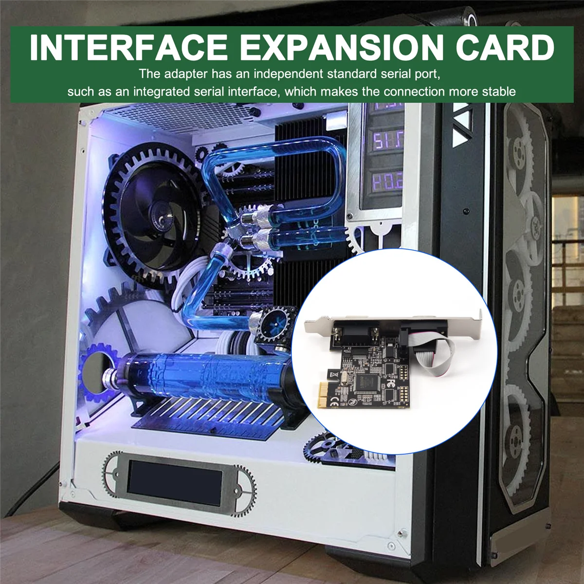 Adaptateur de carte PCI Express PCIe vers ports série, interface RS232, contrôle industriel, ordinateur, 6 000 cartes