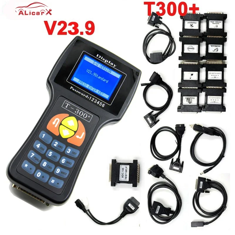 

T300 V23.9 car KEY Auto Key Programmer blue t300 key code maker Auto Key Programming tool USA/EUROP/JP cars key code tool