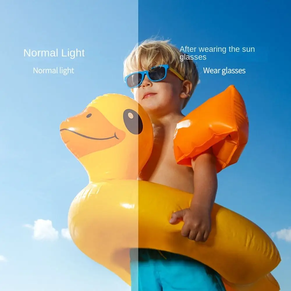 Mode Cartoon Sonnenbrille Kinder Sommer UV400 Trend Sonnenschirm Brillen Anti-reflektierende Outdoor Sonnenbrille für Kinder – Detail 3