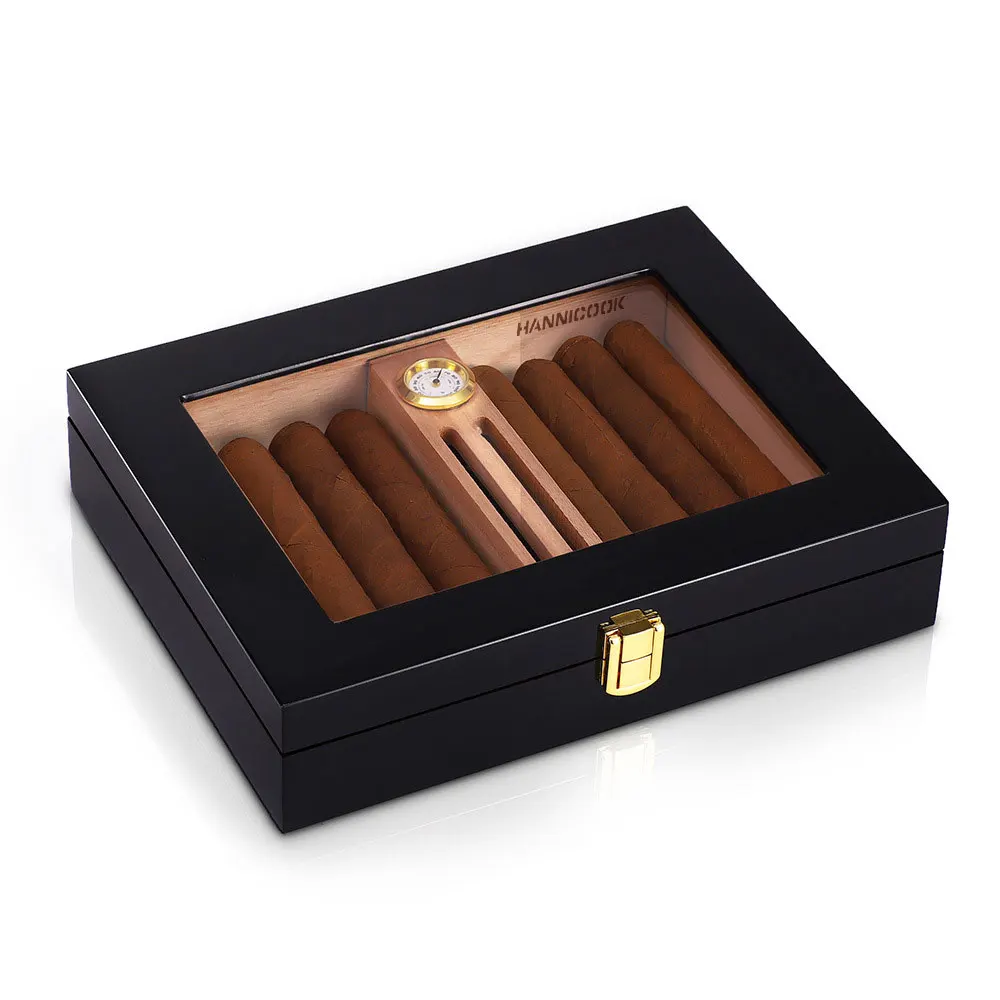 

Portable Cigar Case Humidor Mini Cedar Wood Humidifier Humidor Sigaren Sunroof Cigarette Case