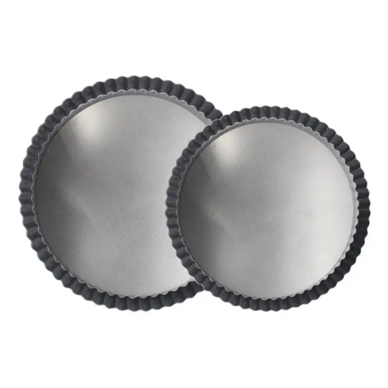 4/6/8 Inch Non Pie Pizza Cake Pan Tart Mold Removable Bottom Baking Pastry Mould Bakeware