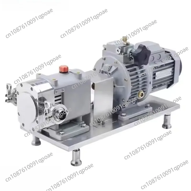 

Small Mini Rotary Lobe Pump Tomato Paste High Pressure Rotary Sanitary Lube Rotor Rotary Pump for Milk 5m3/h 3.kw Dn32 200 L/h