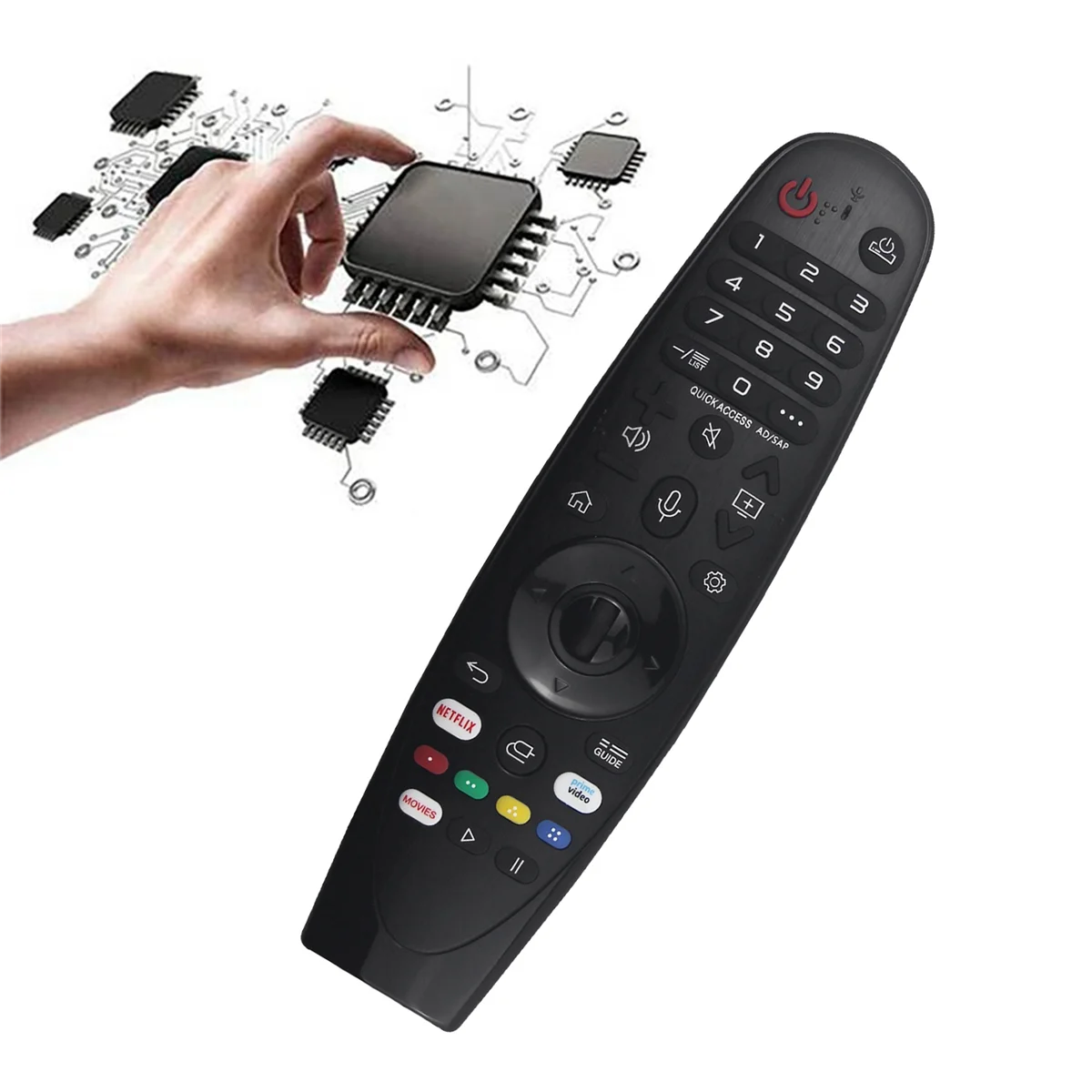 Substituição Controle Remoto para BLAUPUNKT, BA32H4142LEB