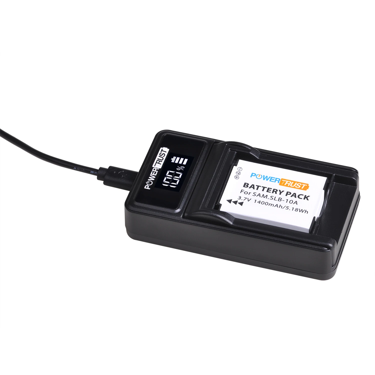 SLB-10A SLB10A SLB 10A Battery + LED USB Charger for Samsung EX2F HZ15W SL202 SL420 SL620 SL820 WB150F WB250F WB350F WB750 WB800