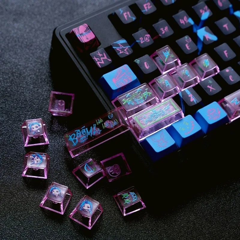 League of Legends Keycap Jinx キーキャップセット Amazon.co.jp