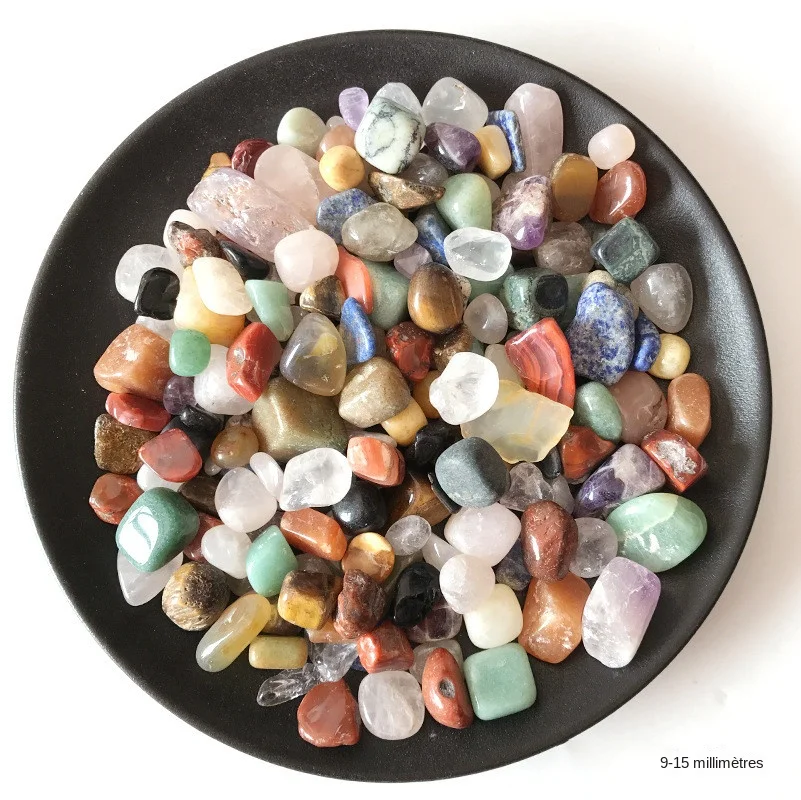 100g 4 tailles naturel mixte Quartz cristal pierre roche gravier spécimen réservoir décor pierres et minéraux naturels
