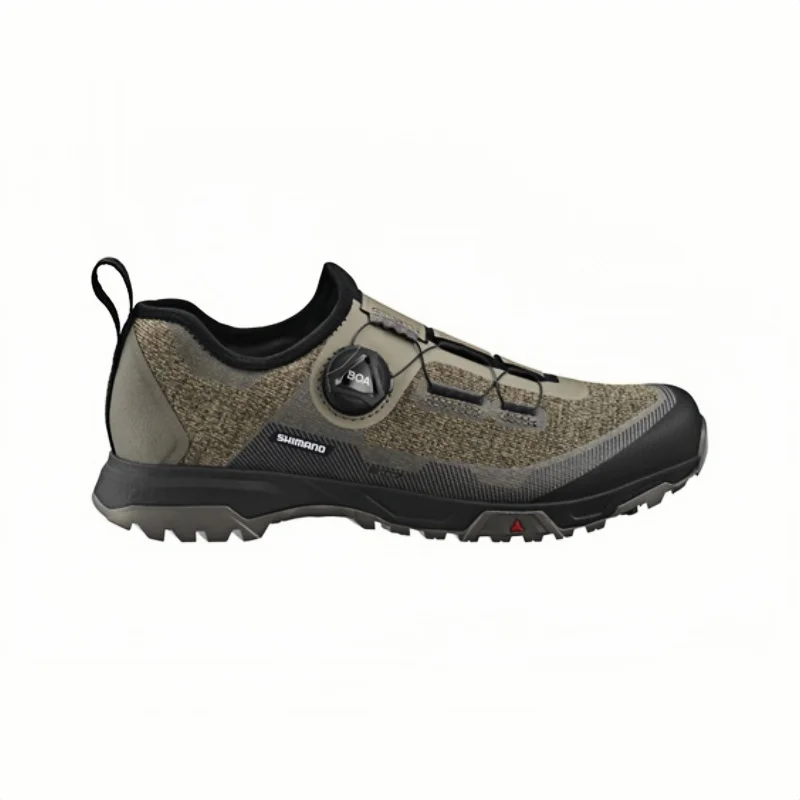 Shimano SH-ET701 Flat Touring Shoes Black/Almond Brown For E-BIKE Commuting And Travel Unlocked Riding Shoes Original view 5