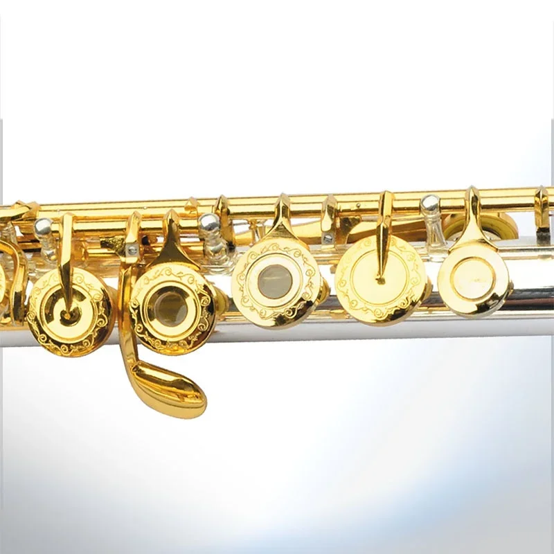Multi-Purpose Flute 17 Open Hole French Style C Key Adult Beginner Professional