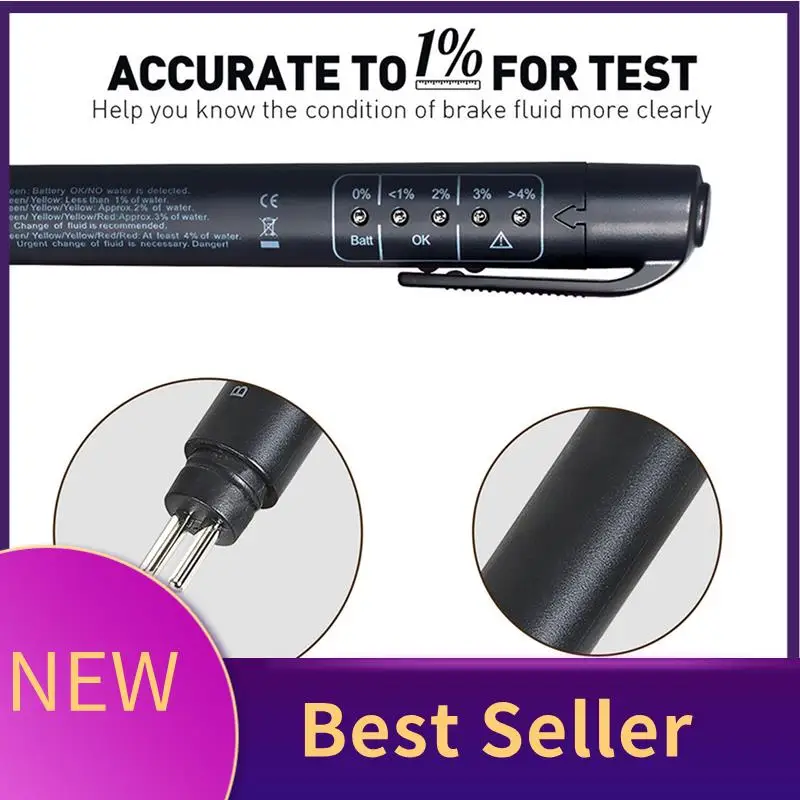 ABLU-2PCS Точная ручка для проверки качества масла Универсальный тестер тормозной жидкости Автомобильный цифровой тестер тормозной жидкости Инструмент для тестирования