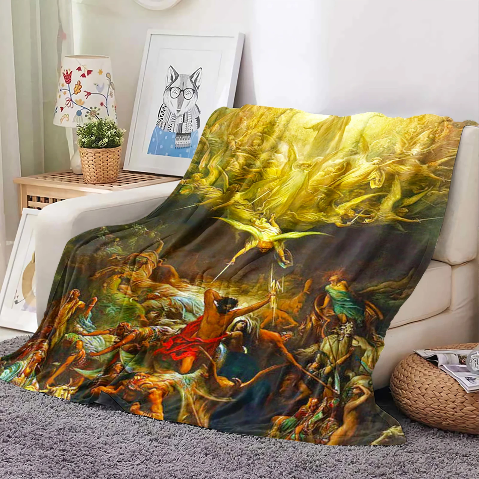 Jesus Flannel Blankets Gifts For Christianity Followers 3D Printed Throw Blanket Office Nap Baby Comfort Quilts Dropshipping