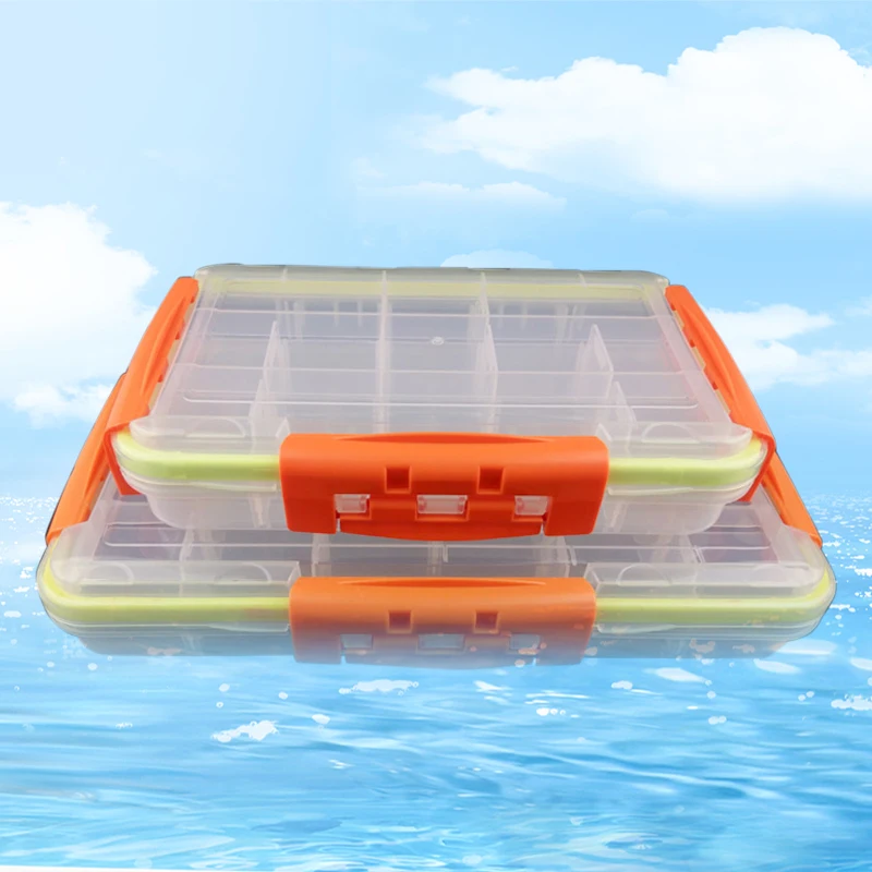 Fishing Lure Accessories Box Jig Fishing Transparent Bait Box Sea Fishing Bait Shrimp Tool Container Fishing Gear Feeder Fishing