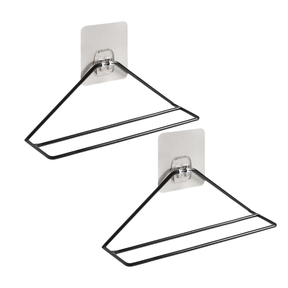 

2Pcs Wall Mounted Shoes Rack Strong Iron Construction Holds Multiple Pairs Organizes Footwear Efficiently Great for Small Spaces