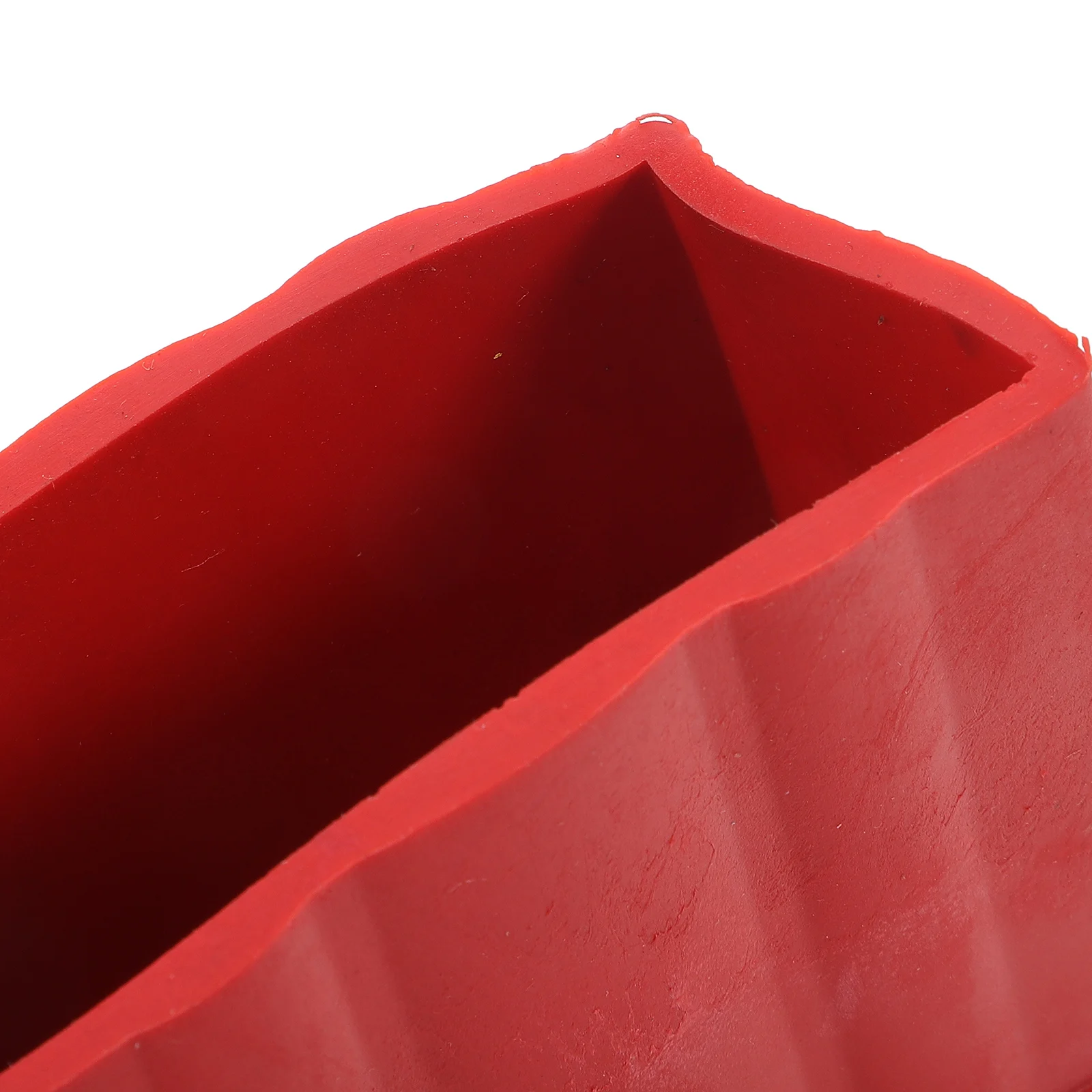 2pcs Nonslip Ladder Feet Pads Rubber Cover Red Outdoor Step Elevator Boots Telescoping Parts Sturdy Texture Easy Install Replace