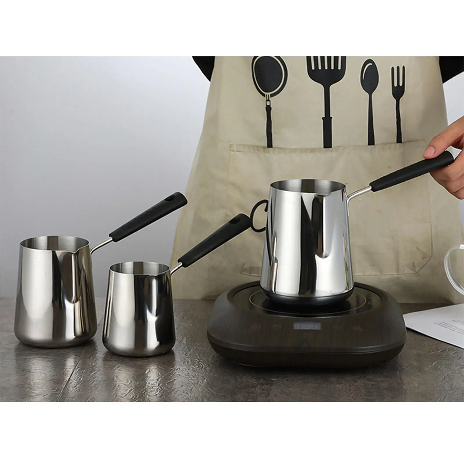 Scale Design Milk Frothing Jug Coffee Pitcher for chocolate