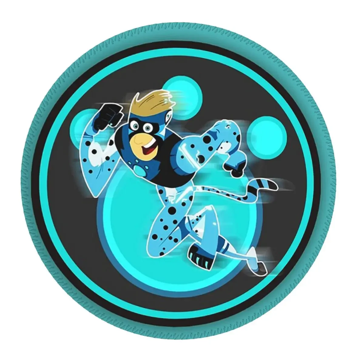 Wild Kratts Blue Color Round Mouse Pad Computer Keyboard Mouse Mat Gaming Laptop Desk Mat Office Accessories Table Mats