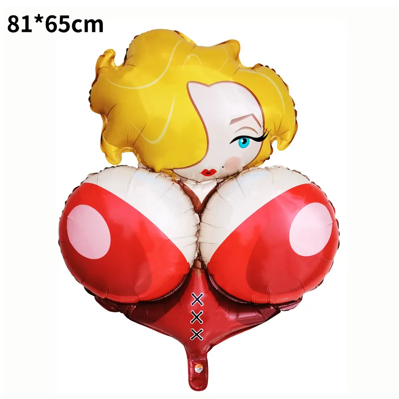 Imagem -05 - Enorme Penis Shape Foil Balloon Bachelorette Party Decoration Bride to be Globos Casamento Hen Night Adulto Equipe Suprimentos