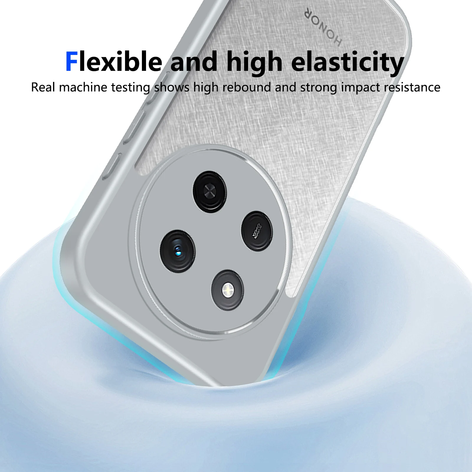 حافظة Honor Magic 7 Lite 5G وسادة هوائية مقاومة للصدمات من السيليكون غطاء خلفي شفاف غير لامع حافظة هاتف صلبة لهاتف Honor Magic7 Lite