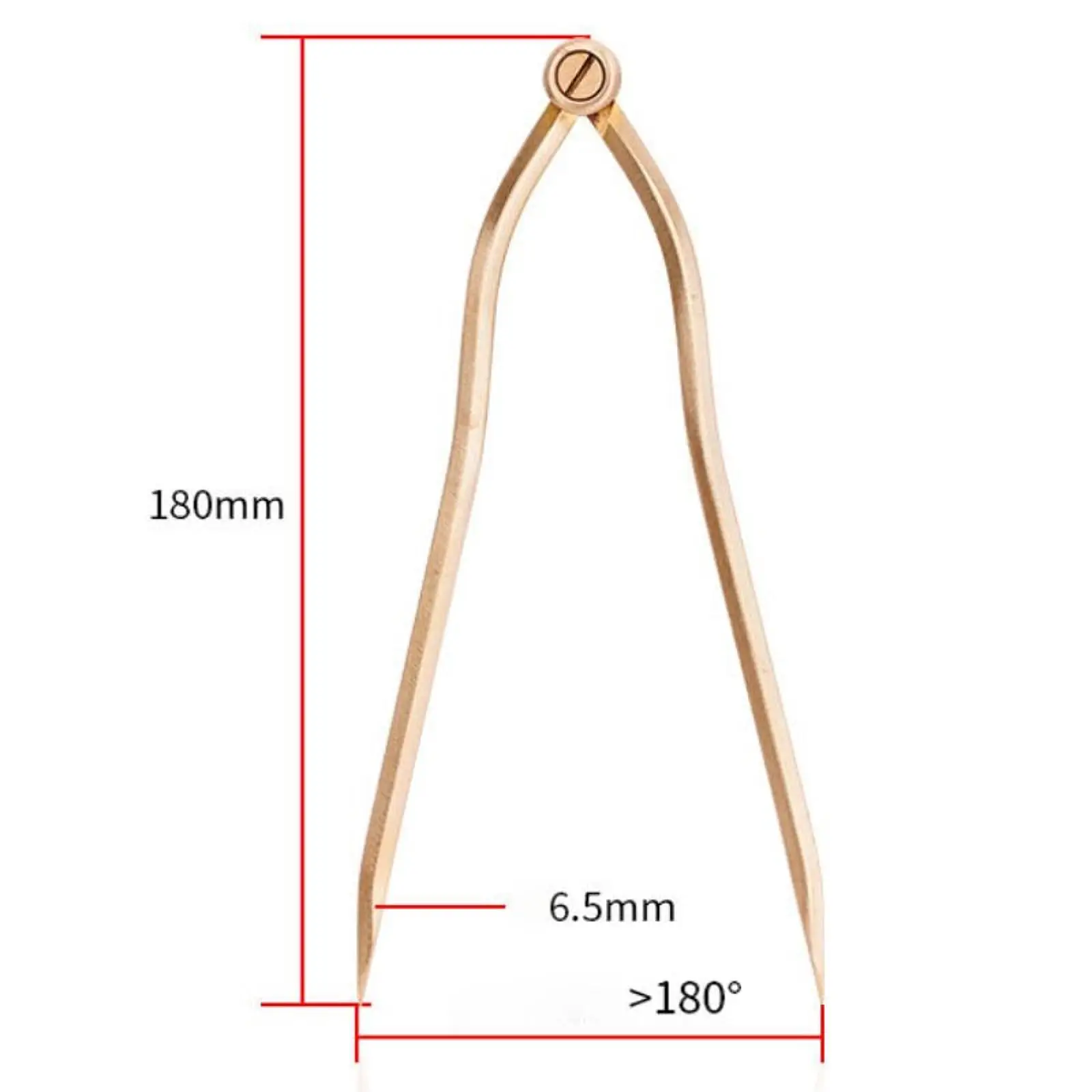 Professional Nautical Brass Divider 18cm for Maritime Navigation Chart Work Antique Geometry Drafting Compass
