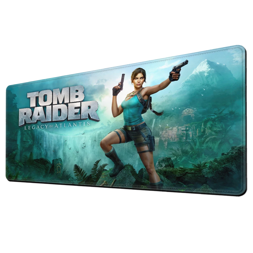 Tomb Raider Lara Croft, décoration pour PC, jeux de société, ordinateurs portables, bureaux d'ordinateur, accessoires de bureau, tapis de souris 900x400, tapis de jeu, tapis chaud