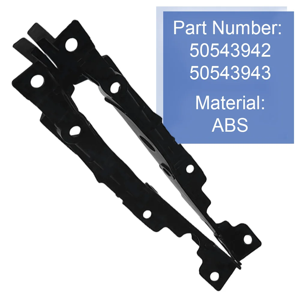 

For Alfa Romeo Stelvio 2016-2023 2Pcs Car Front Bumper Front Support Bracket Left Right Side 50543942, 50543943