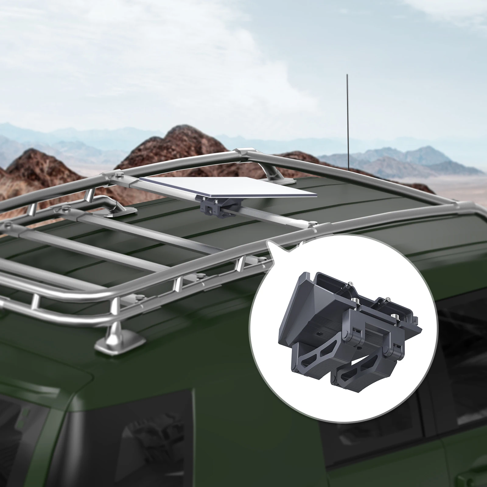Roof Rack Mount for StarLink Standard Gen 3 Enterprise High Strength Aluminum Alloy Bracket Easy Installation and Removal