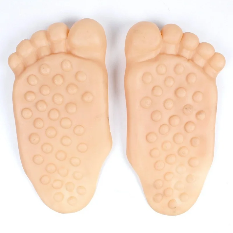 Funny Barefoot Slippers Man Women Footwear House Shoes Amazing Sandals Beach Slippers Party Flat Bigfoot Prank Simulation Shoes