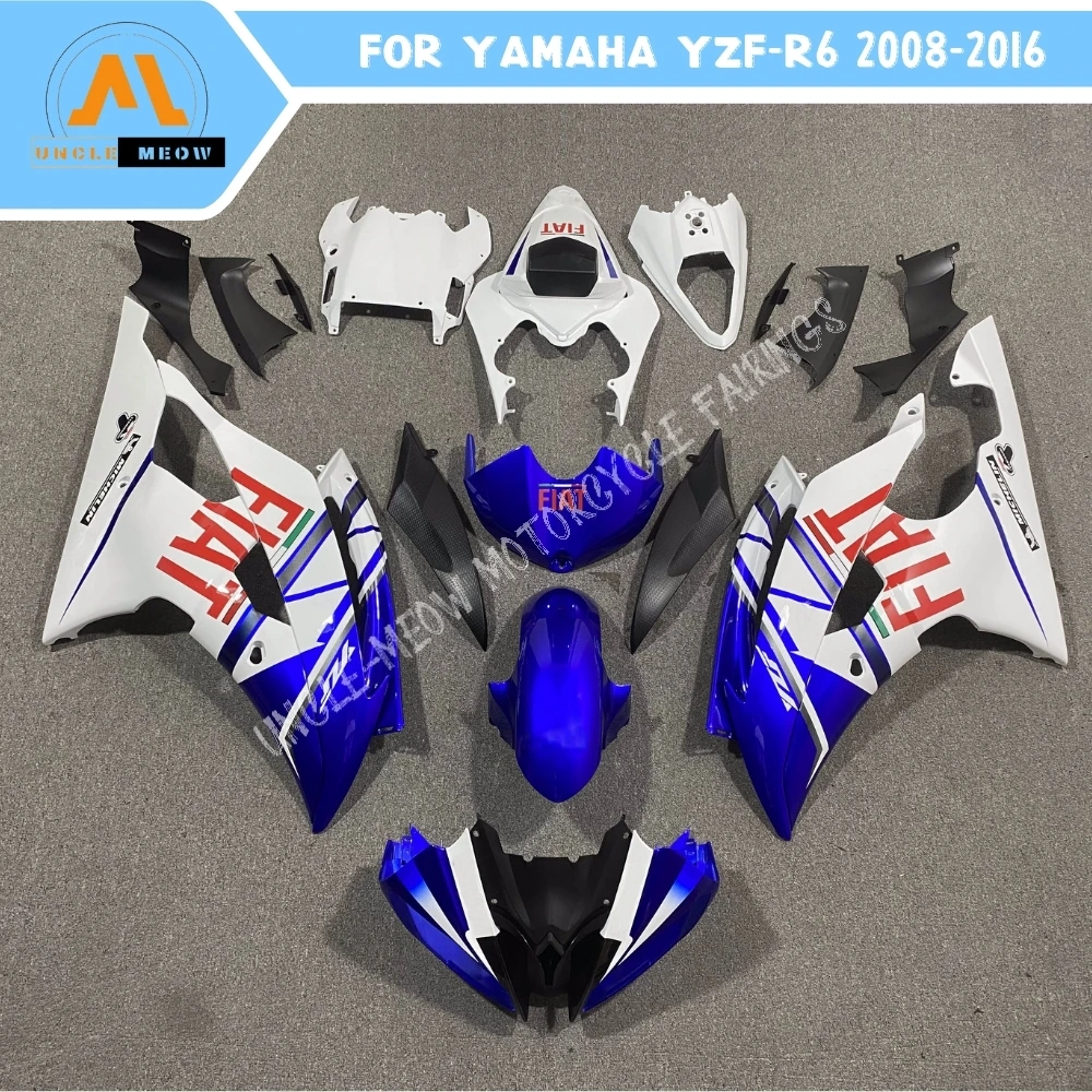 Customizable Motorcycle Fairing Kit High Quality ABS Plastics Fits YAMAHA YZFR6 R6 2008 09 10 11 12 13 14 15 2016 Bodywork Set