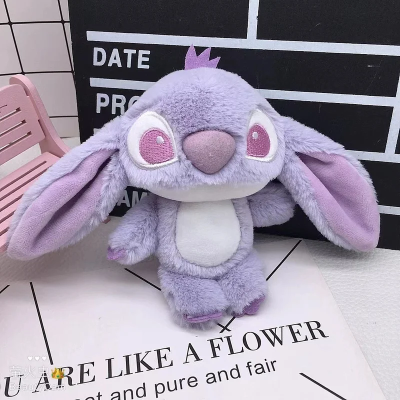 Uroczy pluszowy breloczek do kluczy w kształcie kosmity z kreskówki, zawieszka do plecaka, dekoracyjna lalka, pluszowa maskotka z anime, prezent urodzinowy dla dziewczynek.