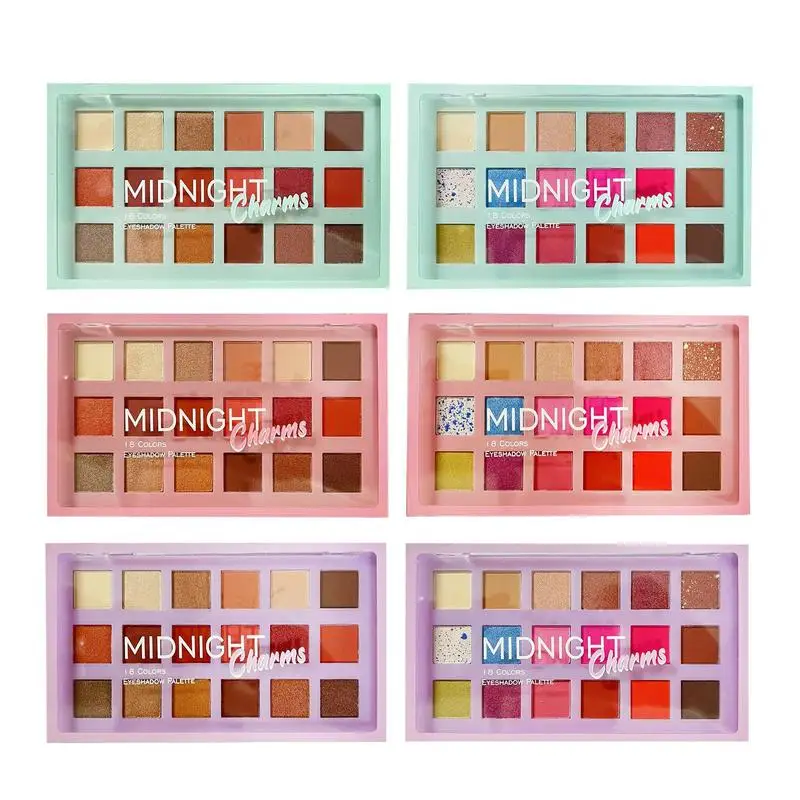 18 colors Eyeshadow Palette Matte Easy To Wear Brightening Natural Long-lasting Waterproof Makeup Cosmetic