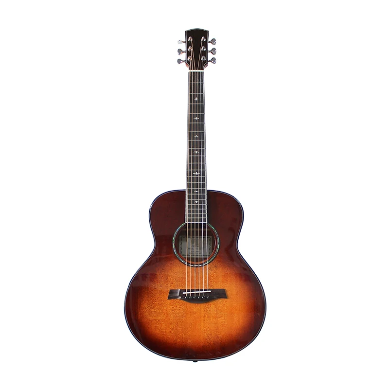 (TB-202.R)OEM Solid Spruce Top Acoustic Guitar High Quality 36 Inch  Mahogany Rose Wood Guitarra