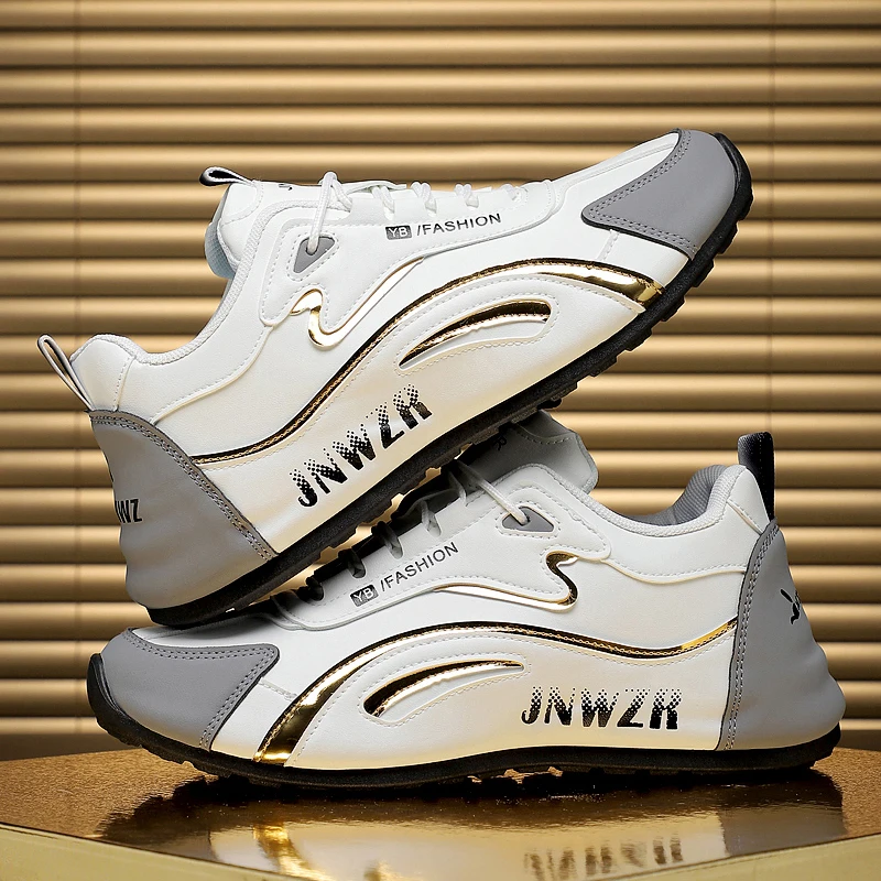 

2025 Hot Selling Autumn Versatile Mens Casual Shoes Lightweight Wrapped Running Shoes Shock-absorbing Anti Slip Walking Shoes