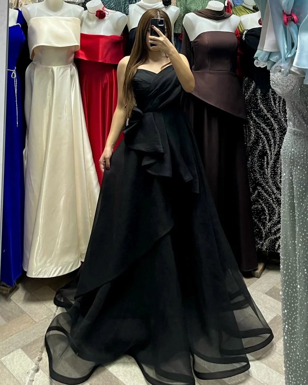 

Customized Exquisite Casual Pleat Ruched Draped A-line Strapless Long Dresses Bespoke Occasion Dresses Sizes Available Fashion