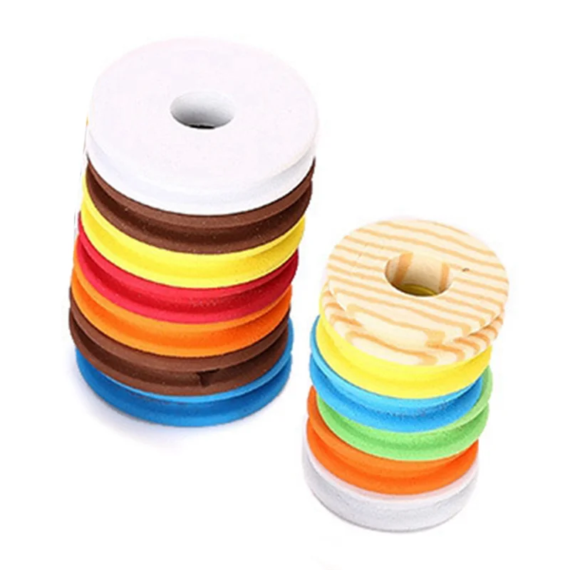 

【Hot Selling】100PCS Round Spools Foam Big Spool Fishing Reel Spool Fishing Spools Fishing Tackle Random Color Foam