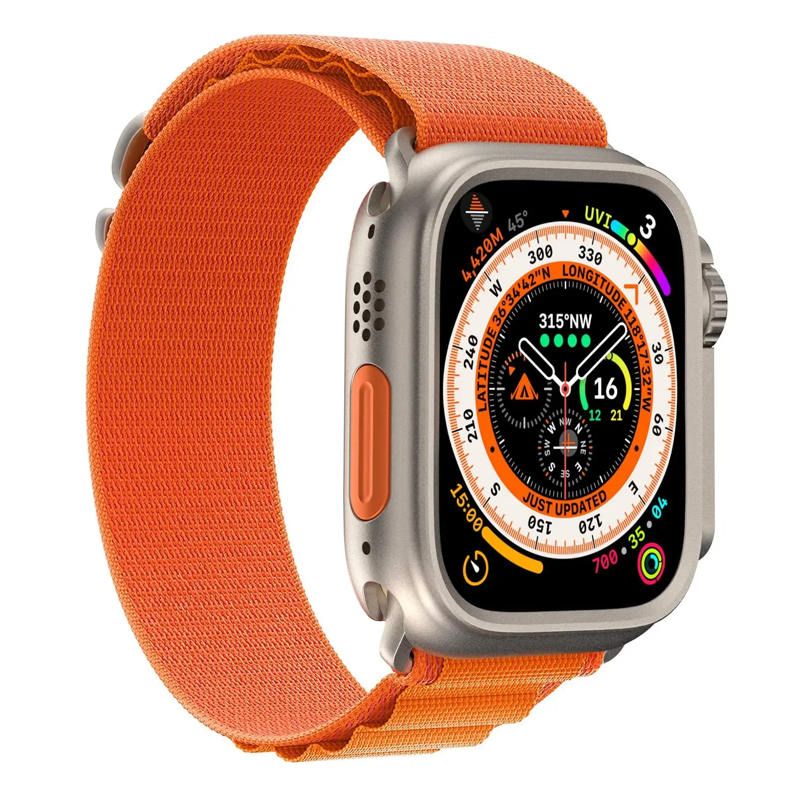 Zinc Alloy Case For Apple Watch Series 9 8 7 45mm Seconds Change to Ultra 2/1 49mm Protection Shell iWatch 6 5 4 SE 44mm Cover image 6