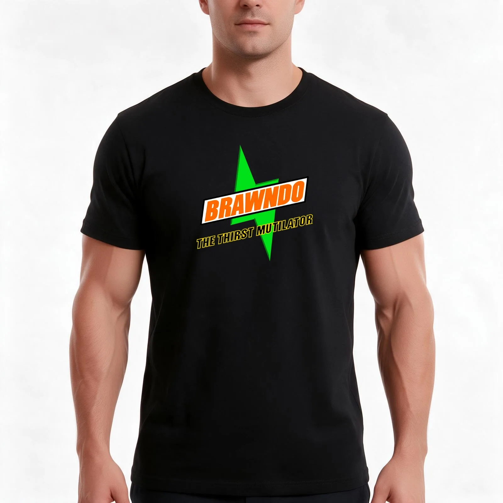 Brawndo: The Thirst Mutilator T-Shirt Summer Casual Cotton Tee Oversized Streetwear Tops Vintage Graphic Print 100% Cotton