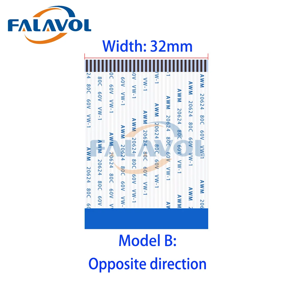 FALAVOL 31Pins 1.0mm Pitch FFC Flat Data Cable For Galaxy Smarst-color Mutoh VJ1604 1624 RJ900 Printer 31P FFC Flat  Cable