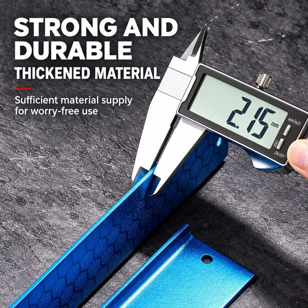 New Dry and Wet Use Diamond Hand Sanding Pad Thickened Rectangle Hand Polishing Pad Diamond Sanding Block for Edge Trimming