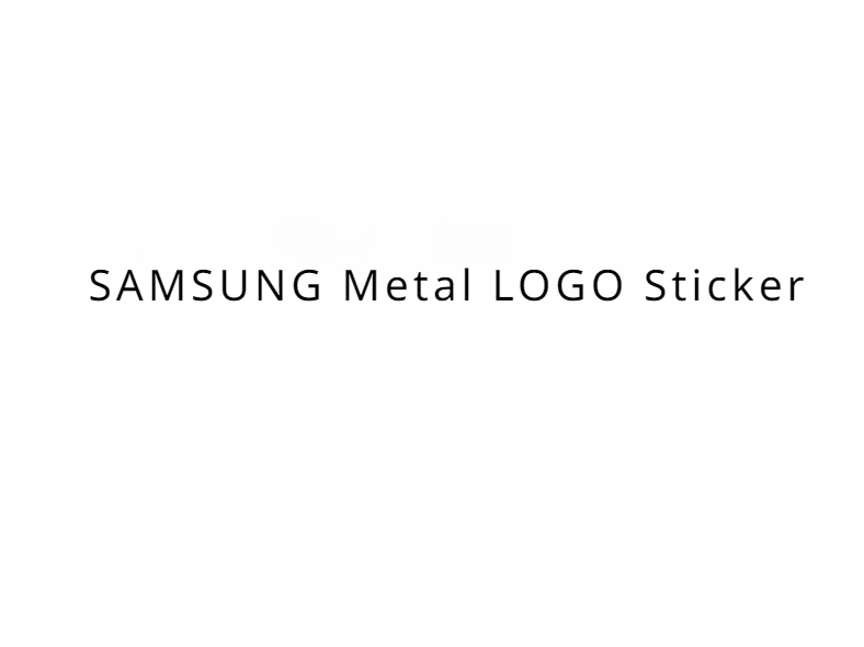 SAM SUNG Metal LOGO Sticker For Air-condition Fridge Laptop Tablet Desktop Computer Mobile Digital Personalized DIY Decoration