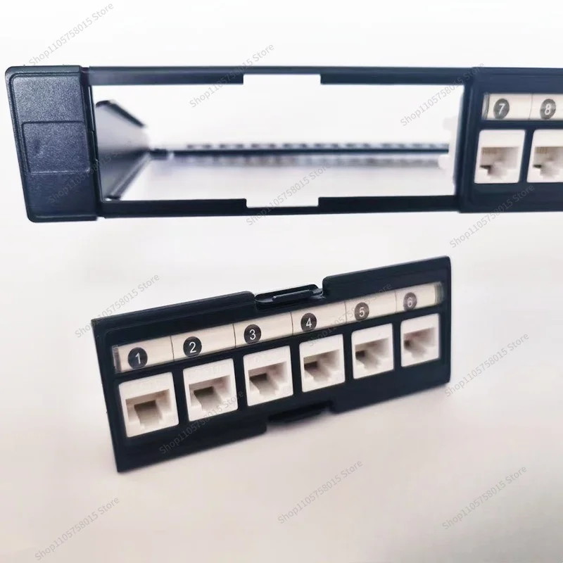 For Category 6 Cat.6 with 24-port Unshielded Network Distribution Frame Through Module