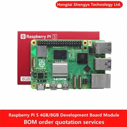 New Original Raspberry Pi 5 4GB 8GB Development Board Computer AI Artificial Intelligence Module Python Programming Linux Kit