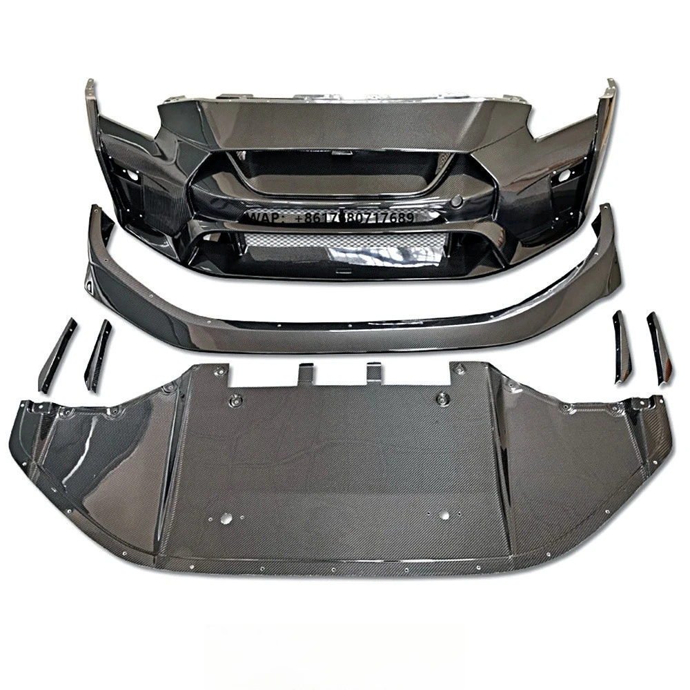 2019 VRS Style Bodykit Full Carbon Fiber Body Kit Front Bumper for  R35 GTR